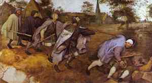 Pieter Brueghel el viejo. Qué ocurre cuando un ciego guía a otro ciego